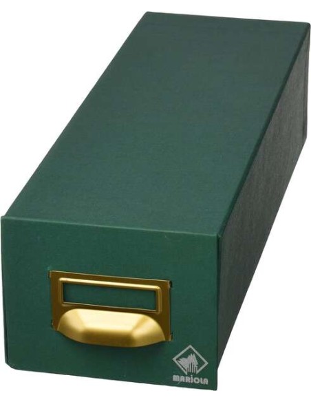 Classeur en carton Mariola recouvert de Geltex n° 3 pour 1 000 classeurs - Dimensions : 180 x 125 x 350 mm - Résistant et durabl