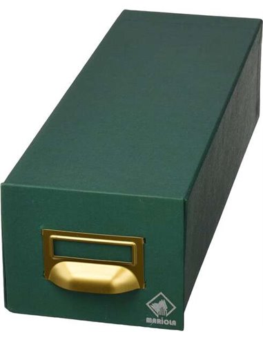 Classeur en carton Mariola recouvert de Geltex n° 4 pour 1 000 classeurs – Dimensions : 220 x 155 x 350 mm – Résistant et durabl