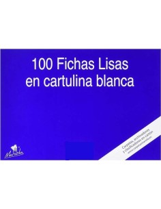 Mariola Lot de 100 fiches unies n° 4 - Dimensions 200 x 120 mm - Blanc