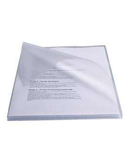 Boîte de 50 limes à ongles Esselte en PVC 250 microns - Format Folio - Transparentes