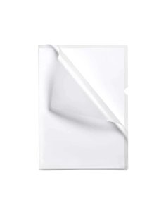 Boîte de 100 limes à ongles Esselte - Format Folio - PVC souple - Épaisseur 110 microns - Couleur transparente