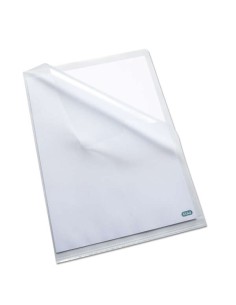 Lot de 10 limes à ongles Elba Standard Folio PP 140 microns - Solides et durables - Finition peau d'orange transparente