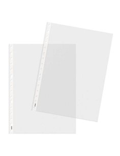 Dohe Basic Plus Lot de 100 pochettes multi-perforations A4 16 trous - Polypropylène brut - Qualité Basic Plus