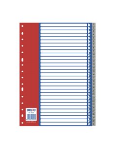 Intercalaires Dohe pour classeurs et chemises à anneaux - 120 microns - 16 trous multi-perforations - Pochette individuelle auto