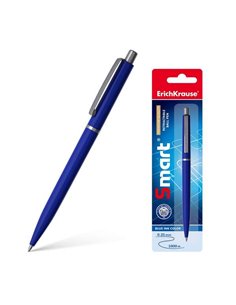 Stylo à bille rétractable intelligent Erichkrause avec clip en métal - Pointe de 0,7 mm - Course de 0,35 mm - Encre à séchage ra