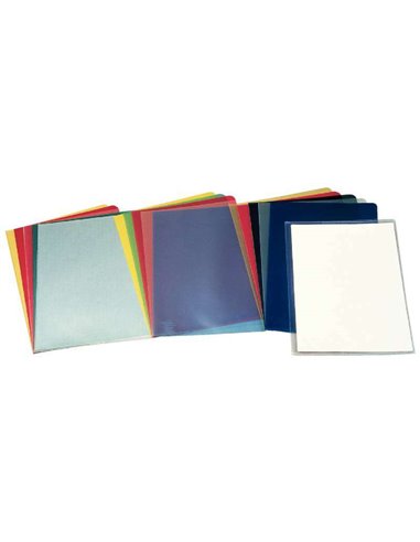 Chemises à ongles Esselte en PVC lisse, modèle 30, 180 microns, boîte de 100, format folio transparent