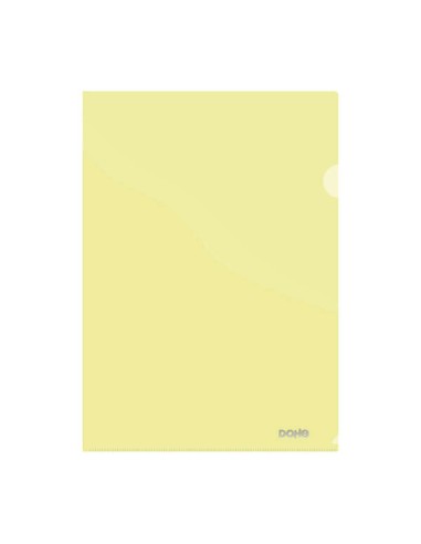 Lime à ongles Dohe Premium format A4 - 210 x 297 mm - En polypropylène translucide 180 microns - Couleur jaune