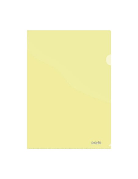 Lime à ongles Dohe Premium format A4 - 210 x 297 mm - En polypropylène translucide 180 microns - Couleur jaune