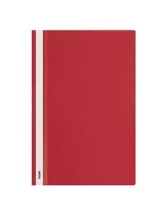 Chemise de classement Dohe en polypropylène avec attache - Format folio - Couverture transparente et dos opaque - Idéale pour or