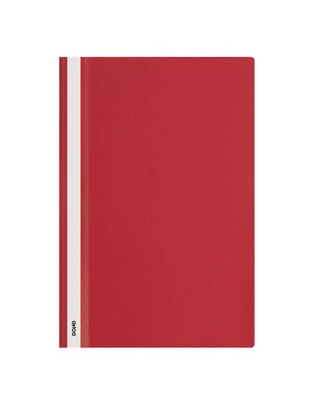 Chemise de classement Dohe en polypropylène avec attache - Format folio - Couverture transparente et dos opaque - Idéale pour or