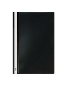 Chemise de classement Dohe en polypropylène avec attache - Format folio - Couverture transparente et dos opaque - Idéale pour or