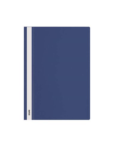 Chemise Dohe avec attache - Format A4 - Couverture transparente et dos opaque - En polypropylène