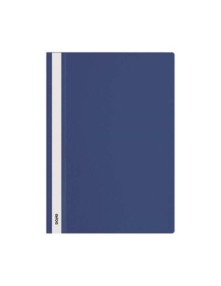 Chemise Dohe avec attache - Format A4 - Couverture transparente et dos opaque - En polypropylène