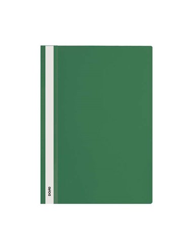 Chemise de classement Dohe en polypropylène avec attache - Format A4 - Couverture transparente et dos opaque - Idéale pour class