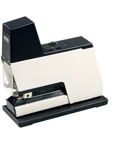 Agrafeuse électrique Rapid Classic 105E - Jusqu'à 50 feuilles - Agrafes 66/6-8 mm - Force d'agrafage réglable - Agrafes fermées 