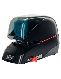 Agrafeuse électrique Rapid Supreme R5080E, 80 feuilles, chargement par cartouche, durable, noire
