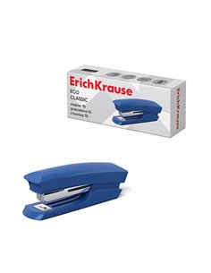 Agrafeuse de bureau Erichkrause Eco Classic - Agrafe jusqu'à 20 feuilles - Dégrafeuse intégrée - Mécanisme en acier - Capacité 5