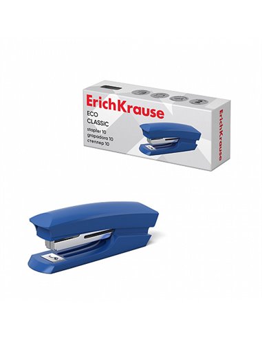 Agrafeuse de bureau Erichkrause Eco Classic - Agrafe jusqu'à 20 feuilles - Dégrafeuse intégrée - Mécanisme en acier - Capacité 5
