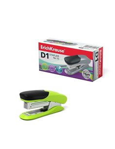 Agrafeuse Erichkrause n° 10 D1 - Jusqu'à 20 feuilles - Plastique résistant aux chocs - Mécanisme en acier de haute qualité - Dif