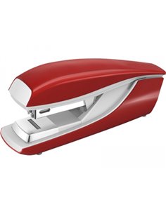Agrafeuse métallique Petrus 236 - Jusqu'à 30 feuilles - Agrafes plates, clouable - Rouge