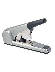 Agrafeuse robuste Petrus 1500 - Jusqu'à 120 feuilles - Agrafe plate - Pour agrafes 23/15XL - Gris