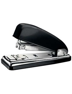 Agrafeuse métallique Petrus 226 WOW + boîte de 200 agrafes - Jusqu'à 30 feuilles - Agrafes fermées, ouvertes et clouées - Noir m