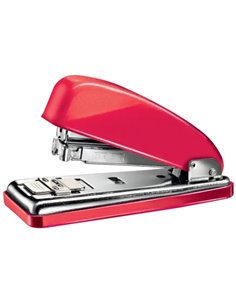 Agrafeuse métallique Petrus 226 WOW + boîte de 200 agrafes - Jusqu'à 30 feuilles - Agrafes fermées, ouvertes et clouées - Rouge 