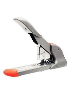 Agrafeuse robuste Rapid Fashion HD210 - Jusqu'à 210 feuilles - Agrafage fermé - Pour agrafes 23/8-24, 9/8-24 - Gris/Orange