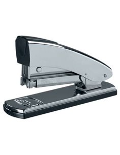 Agrafeuse métallique rétro Petrus 2001C - Jusqu'à 30 feuilles - Agrafes fermées, ouvertes et clouées - Couleur chrome