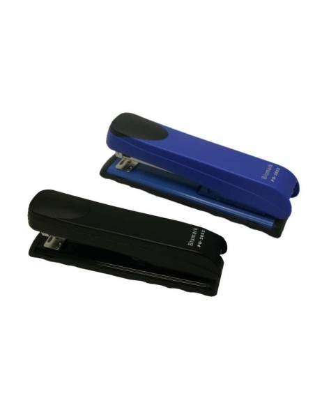 Agrafeuse robuste Bismark 2052 - Corps en plastique - Revêtement en caoutchouc - Couleurs assorties