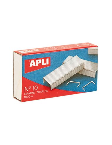 Agrafes galvanisées Apli argent brillant 0,53 mm – Précises et durables