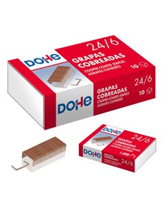 Boîte de 1 000 agrafes cuivrées Dohe 24/6