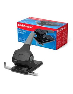 Perforatrice classique pour papier épais ErichKrause Elegance - Perfore jusqu'à 70 feuilles - Trous de 5,5 mm - Mécanisme en aci
