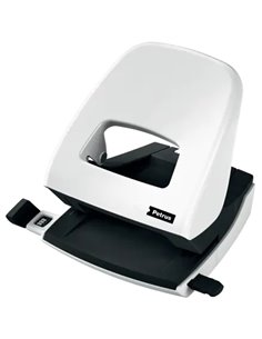 Perforatrice Petrus 62 WOW - Jusqu'à 30 feuilles - Marques de format - Perforations 5,5 mm - Blanc métallisé