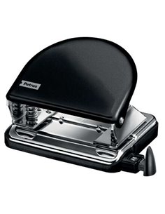 Perforatrice métallique classique Petrus 52 WOW - Jusqu'à 20 feuilles - Marques de format - Vidage facile - Perforations 5,5 mm 