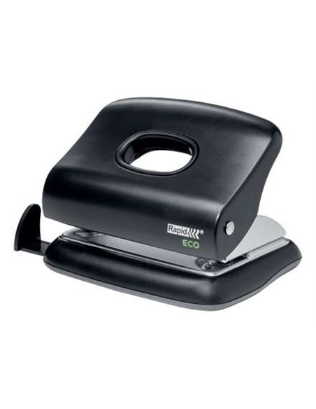 Perceuse Rapid Eco - Perfore jusqu'à 20 feuilles - Vidage facile - Perforations de 5,5 mm - Fabriquée avec 74 % de plastique rec