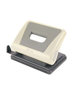 Perceuse robuste Dohe - Diamètre 6 mm - Espacement des trous 80 mm - Guide-papier réglable - Plateau à ouverture facile