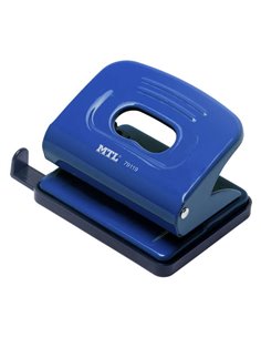 Perceuse à métaux Dohe - Jusqu'à 16 feuilles - Guide et réservoir - Bleu