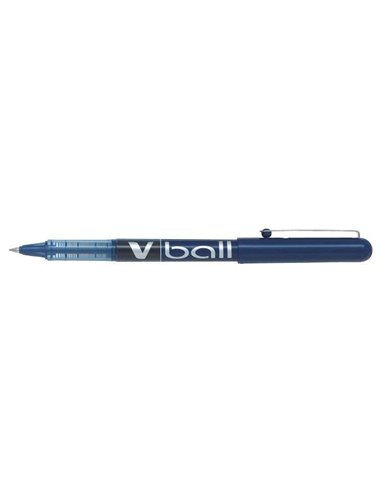 Stylo roller Pilot V Ball 07 - Pointe ronde 0,7 mm - Course 0,5 mm - Bleu
