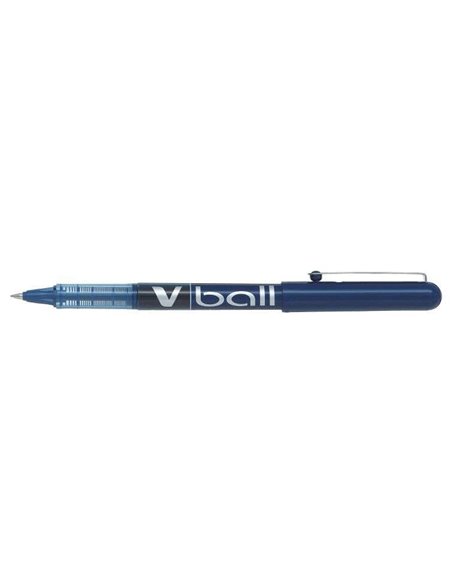 Stylo roller Pilot V Ball 07 - Pointe ronde 0,7 mm - Course 0,5 mm - Bleu