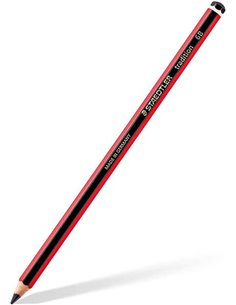 Crayon graphite hexagonal Staedtler Tradition 110 - Mine 6B - Résistant à la casse - Bois issu de forêts durables