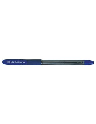 Stylo à bille Pilot BPS-GP - Rechargeable - Pointe extra large 1,60 mm - Trait 0,33 mm - Bleu
