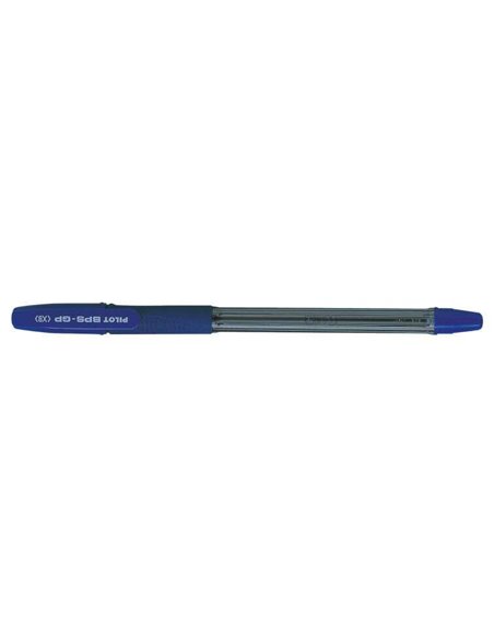 Stylo à bille Pilot BPS-GP - Rechargeable - Pointe extra large 1,60 mm - Trait 0,33 mm - Bleu