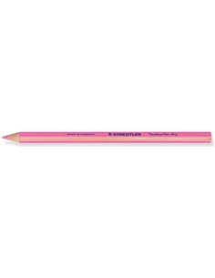 Crayon de couleur fluorescent triangulaire Staedtler Textsurfer Dry 128 64 - Mine 4 mm - Bois issu de forêts gérées durablement 