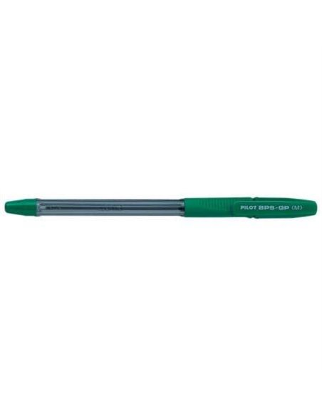 Stylo à bille Pilot BPS-GP - Rechargeable - Pointe moyenne 1 mm - Trait 0,25 mm - Vert
