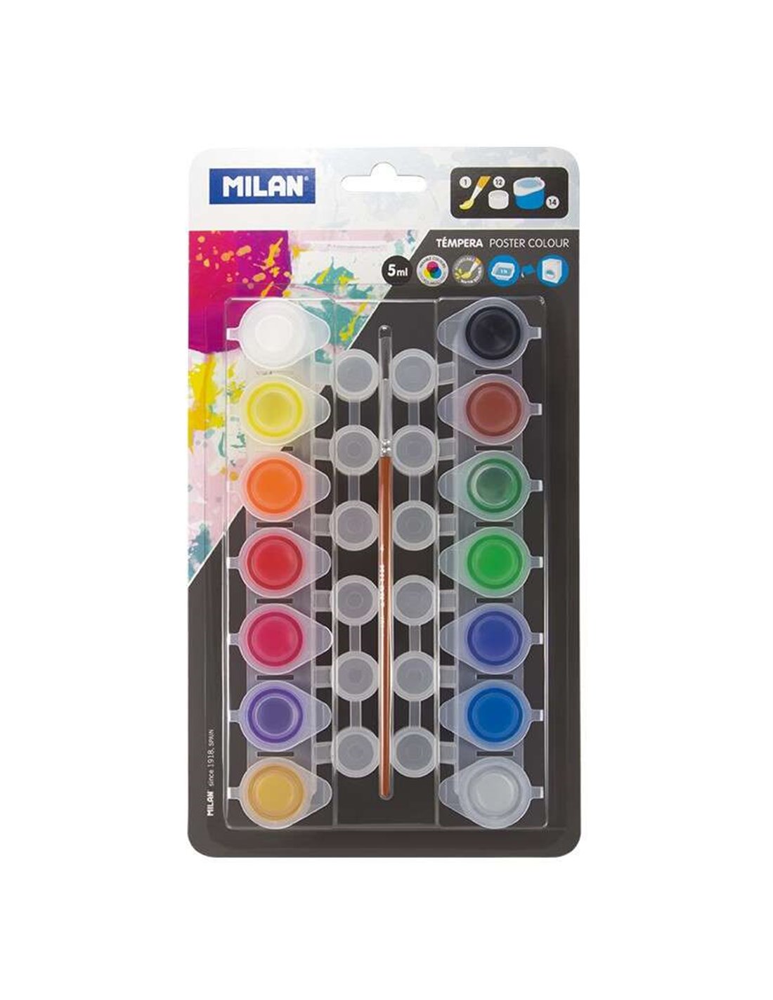 Boîte de 12 crayons de couleur géants triangulaires Pelikan - Mine incassable - Certifié FSC