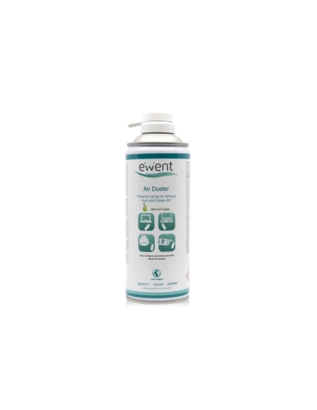 Spray à air comprimé Ewent - Parfum pomme - Applicateur pour zones difficiles - Couleur transparente