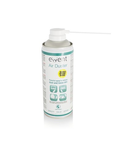 Spray à air comprimé Ewent - Inversible - 220 ml - Applicateur pour zones difficiles - Couleur transparente
