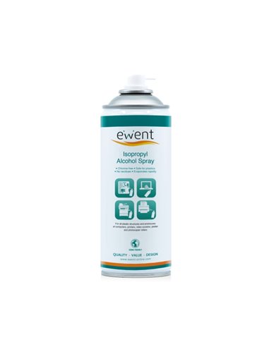 Spray d'alcool isopropylique Ewent 400 ml