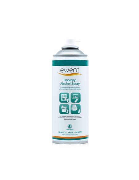Spray d'alcool isopropylique Ewent 400 ml